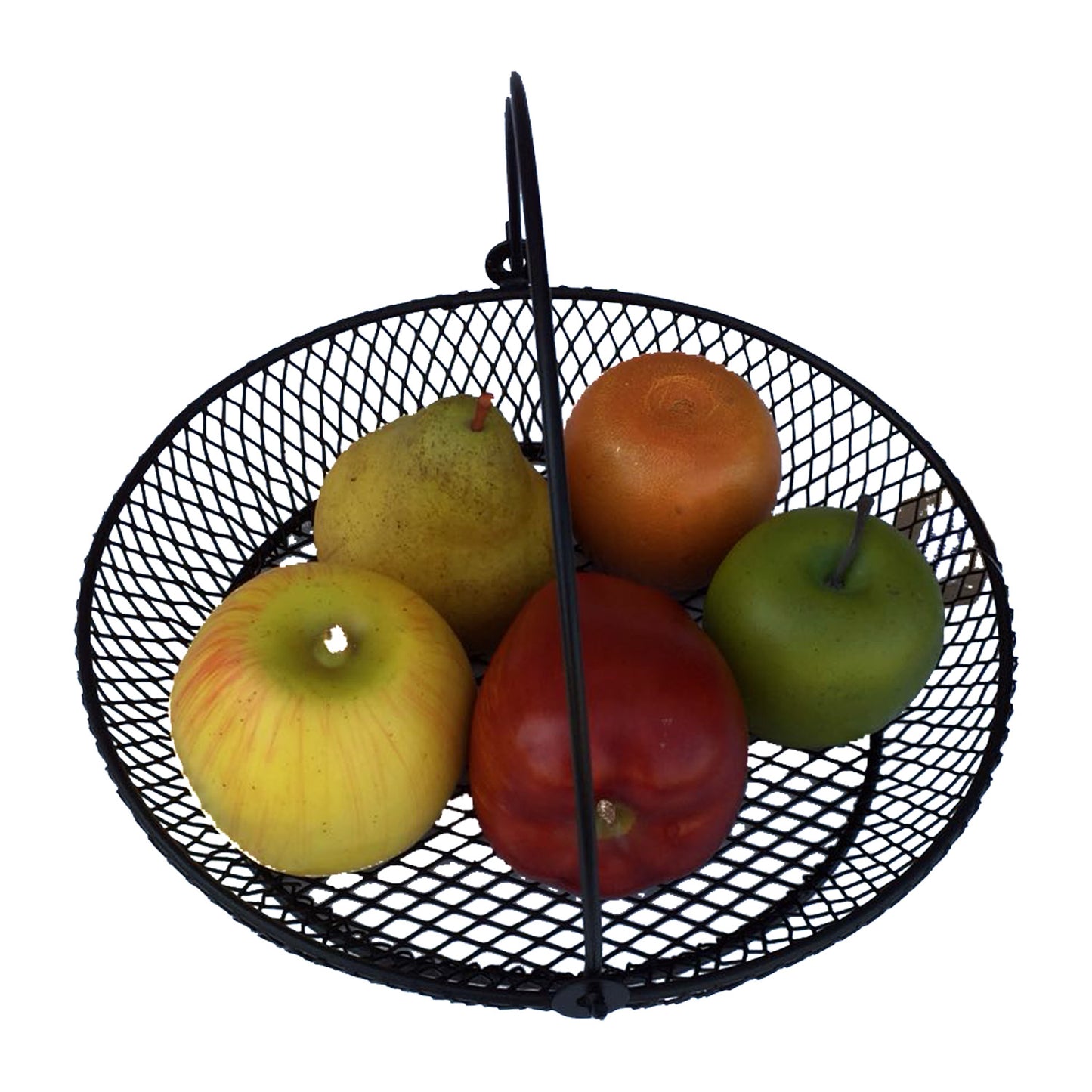 GiftBay 904 Wire Basket Black 10.5"x10.5"x2.5" High