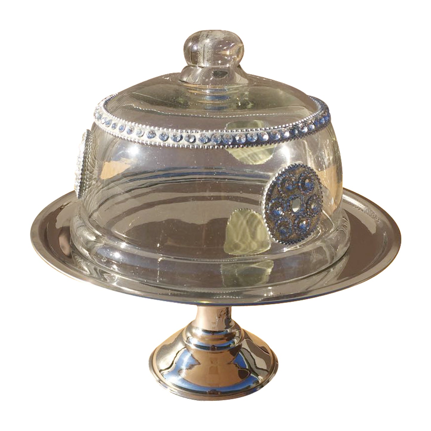 GiftBay Creations® Wedding Cake Stand Pedestal Stainless Steel