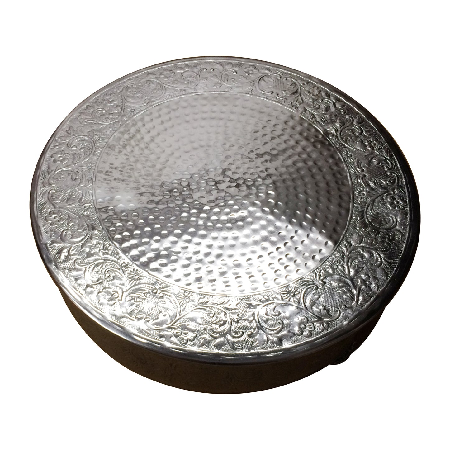 GiftBay Wedding Cake Stand Round 22", Silver