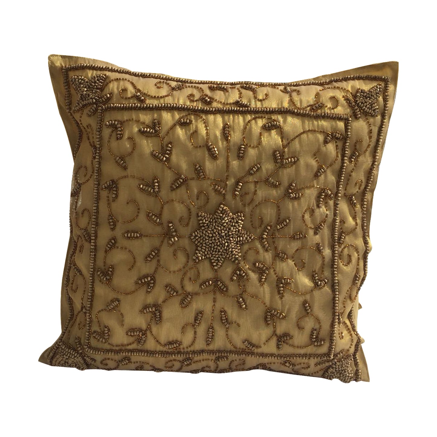 GiftBay Square Shape Set of 2 Throw Pillow Cushion Cover 16" x 16" with Pillow