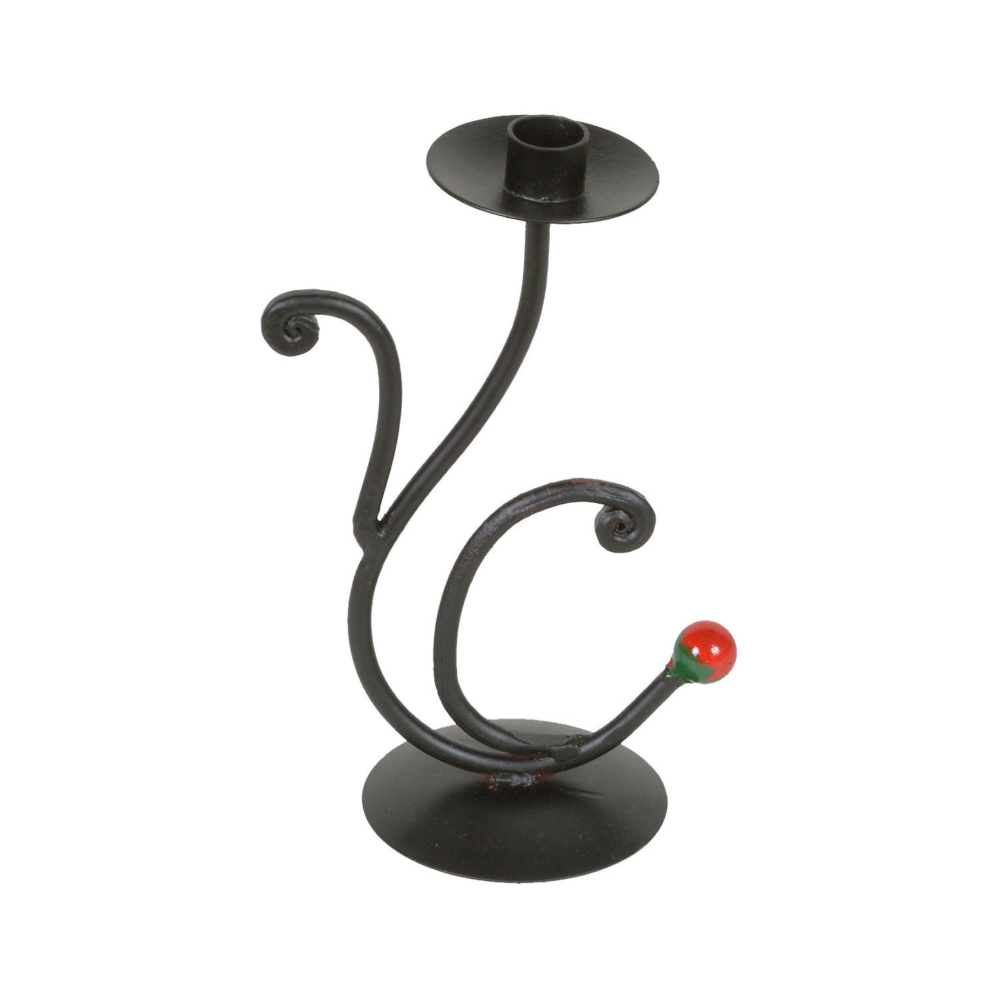 GiftBay 14006 Beautiful Candlestick Holder 9.5", Black Powder Coated Finish