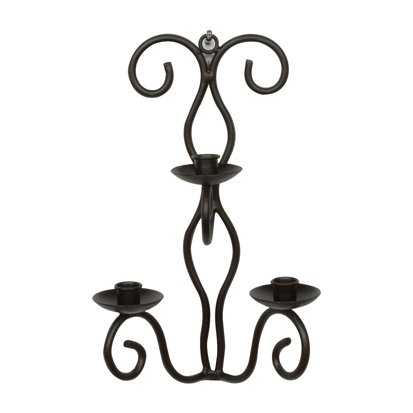 Giftbay 14017 Beautiful Candle Sconce 14" High, Black Powder Coated