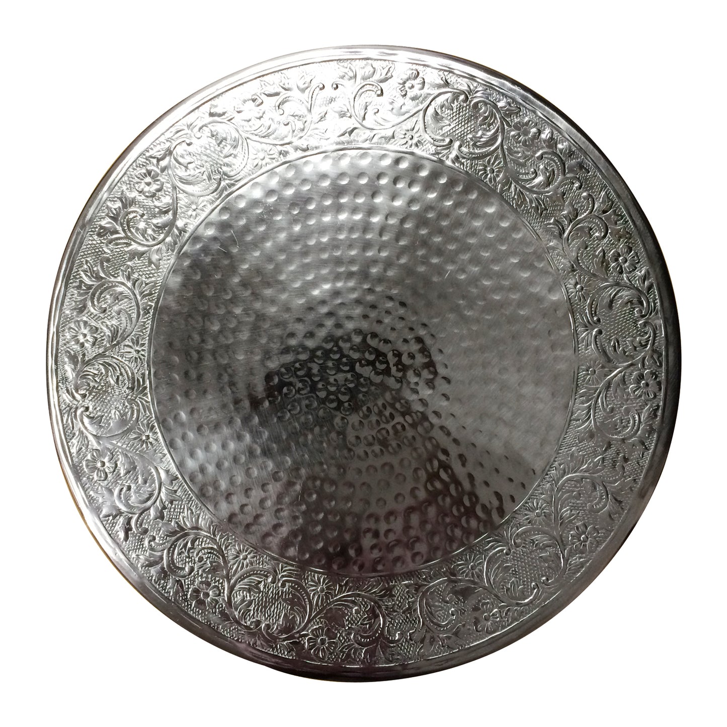 GiftBay Wedding Cake Stand Round 22", Silver