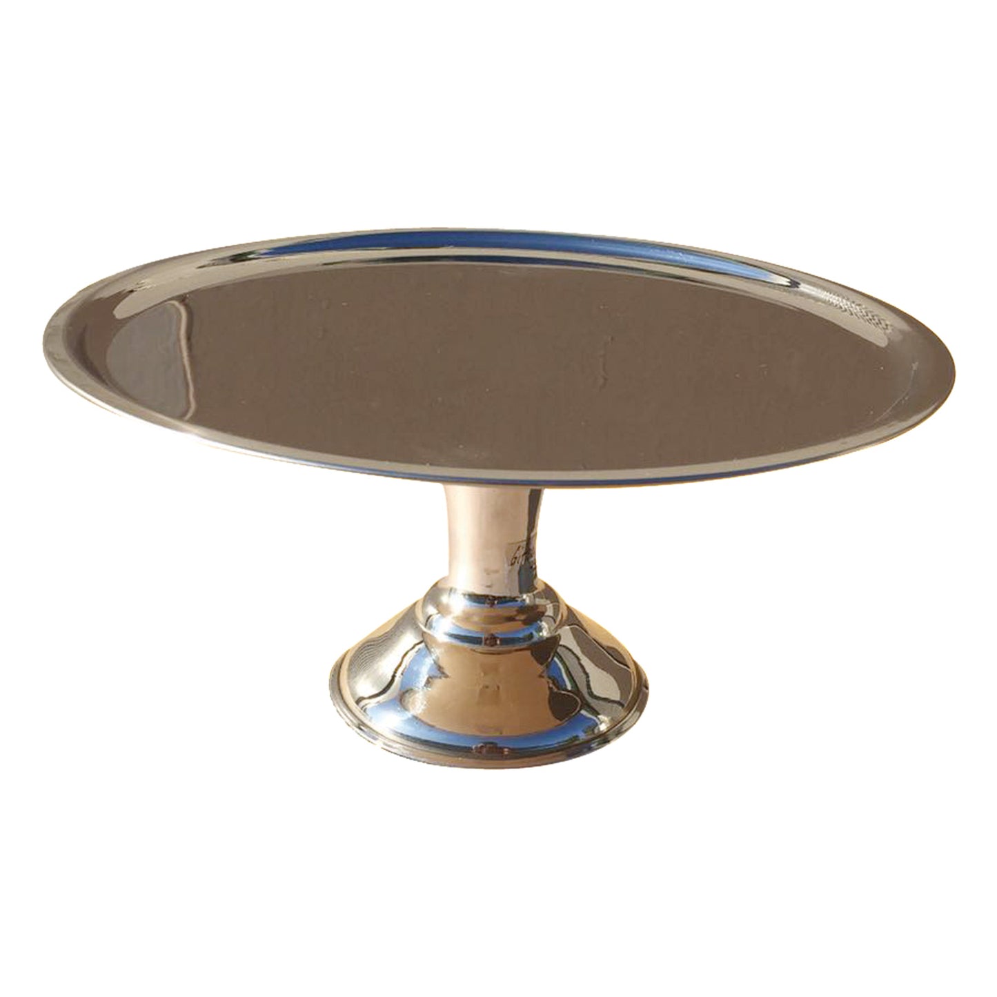 GiftBay Creations® Wedding Cake Stand Pedestal Stainless Steel
