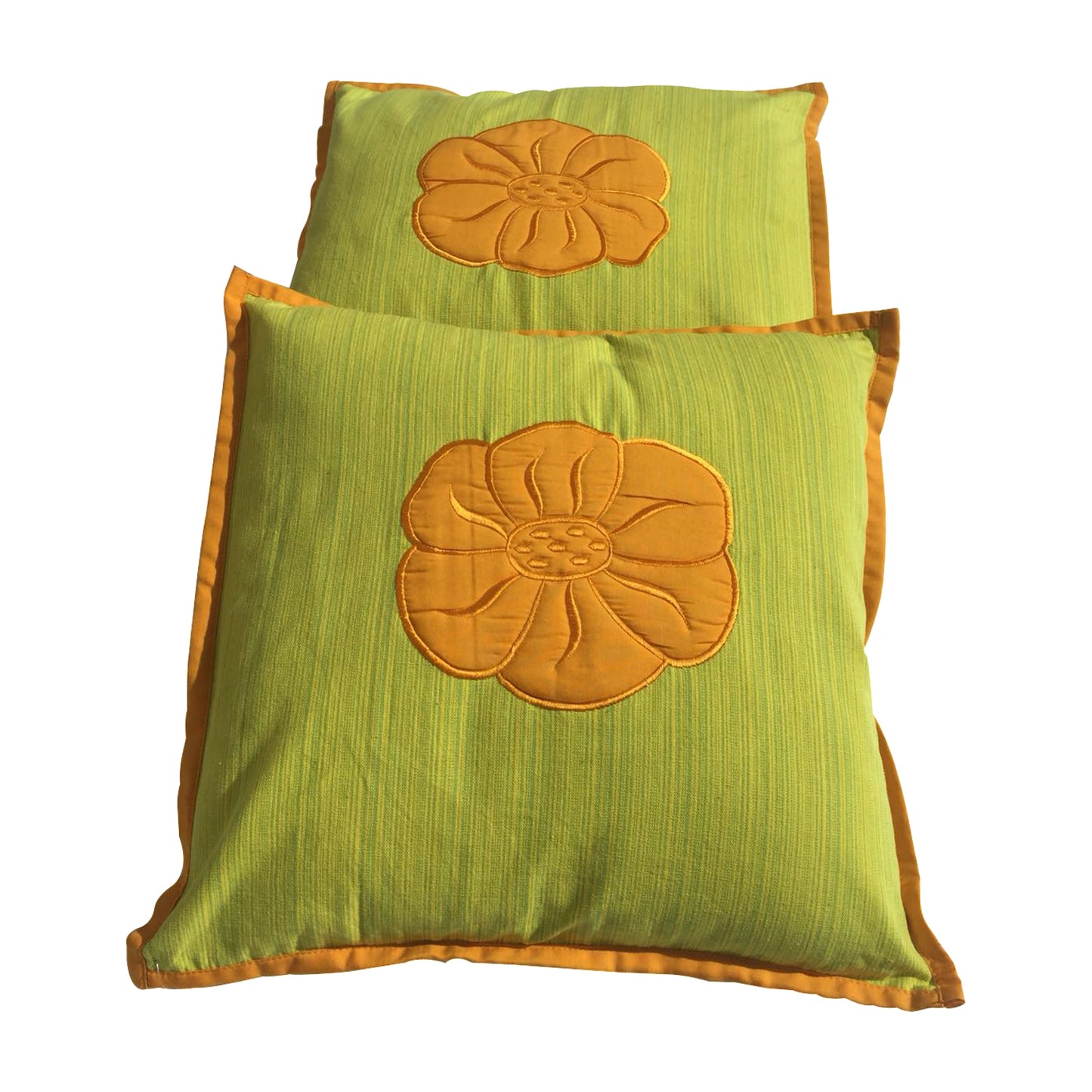 GiftBay Square Shape Set of 2 Throw Pillow Cushion Cover 16" x 16" with Pillow