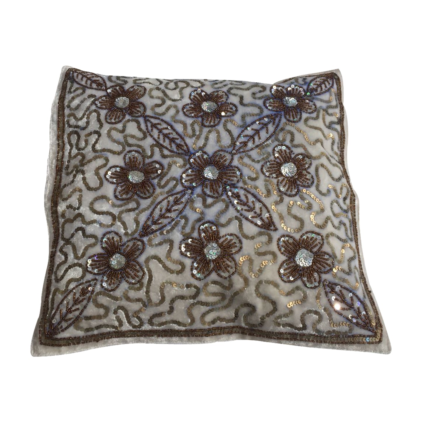 GiftBay Square Shape Set of 2 Throw Pillow Cushion Cover 16" x 16" with Pillow