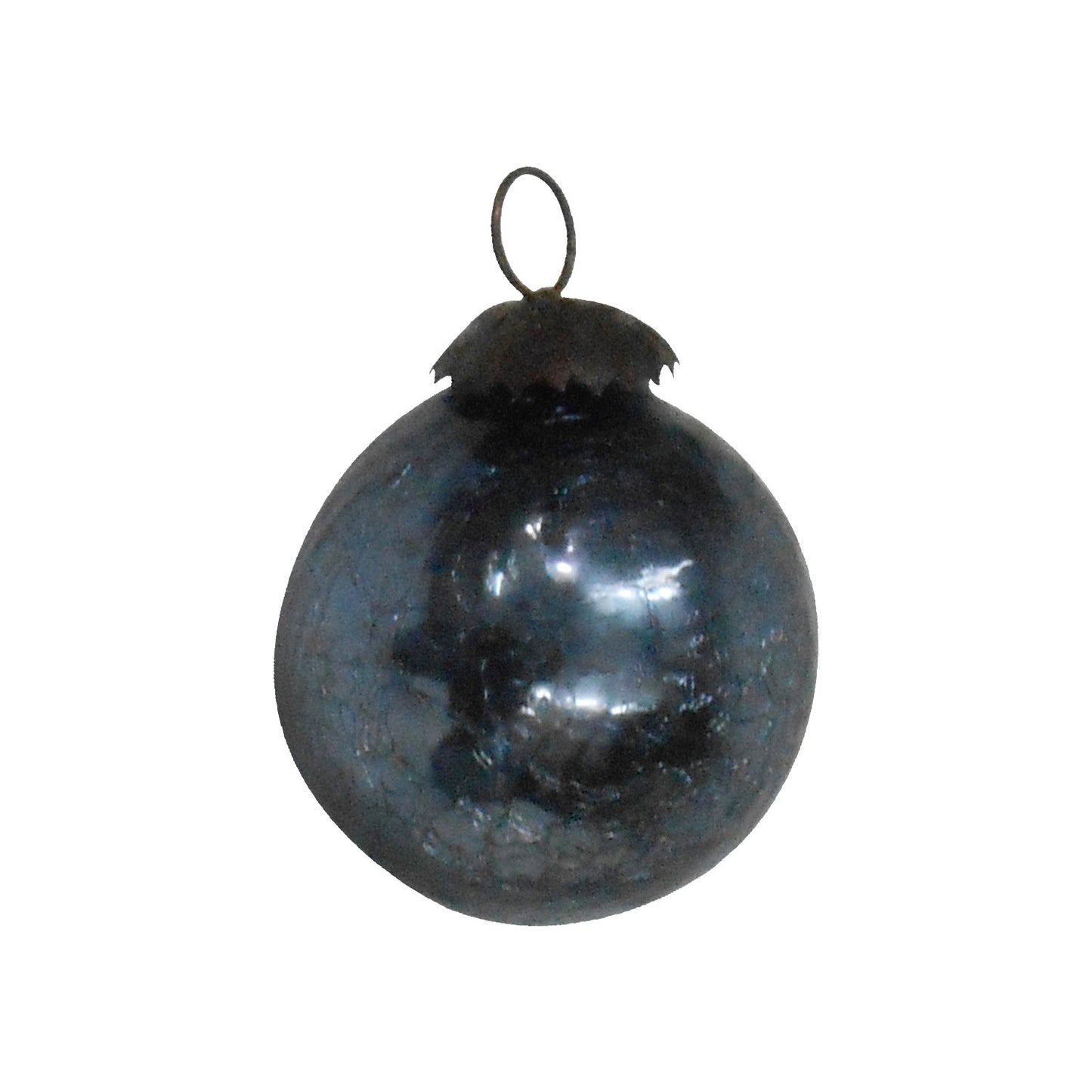 GiftBay 152(S/6) Glass Christmas Tree Ornament Set of 6 Pcs. An Antique-look Glass Ornament Set.