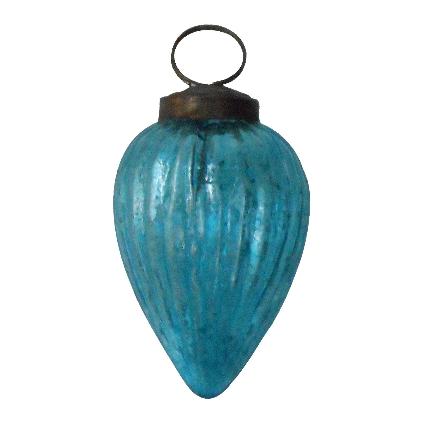 GiftBay Creations ORN-124(S/12) Antique-look Glass Ornament 3" H, Set of 12 for Christmas Tree Decoration