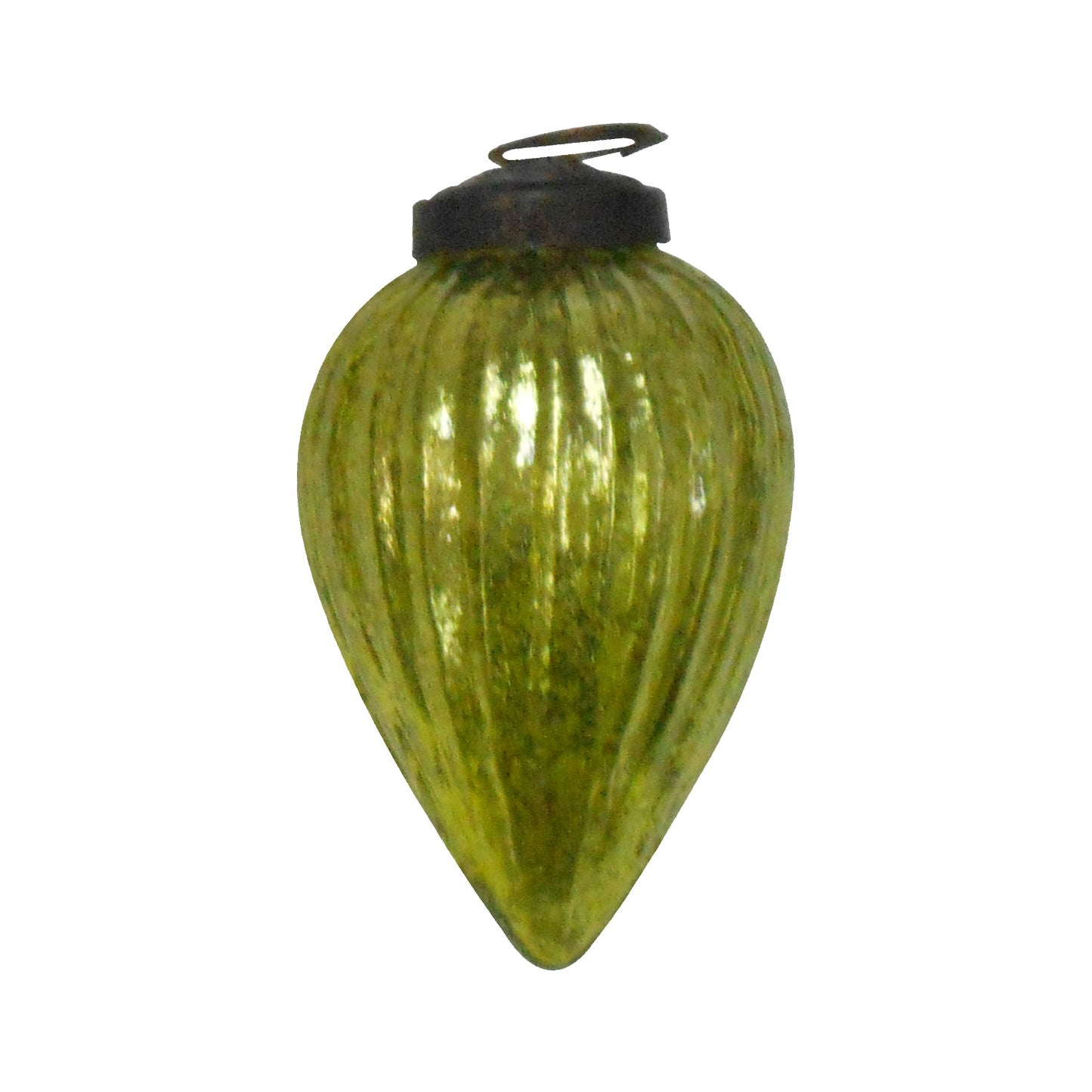 GiftBay Creations ORN-118(S/12) Antique-look Glass Ornament 3" H, Set of 12 for Christmas Tree Decoration