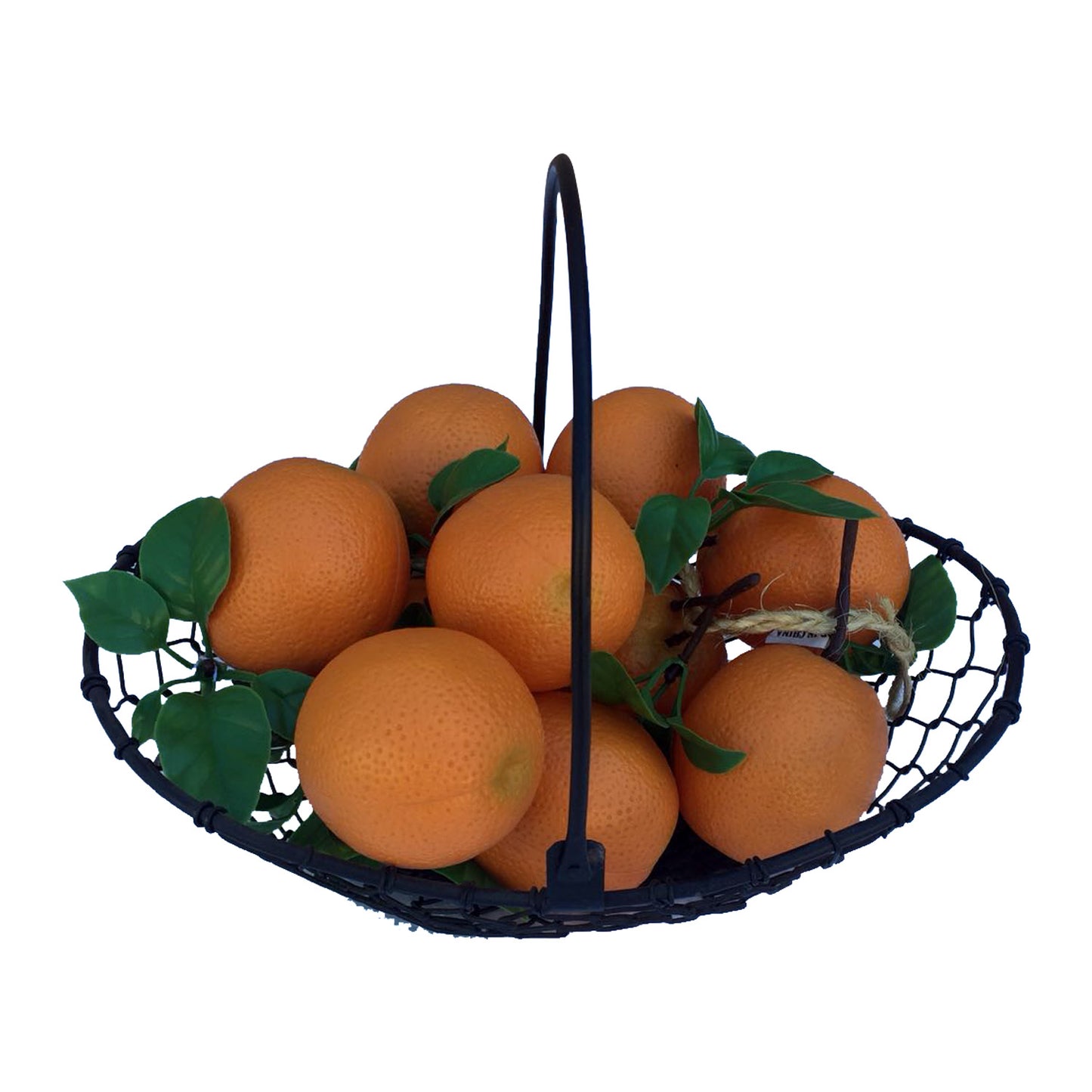 GiftBay 903 Metal Wire Basket Black 12"x9"x4" High