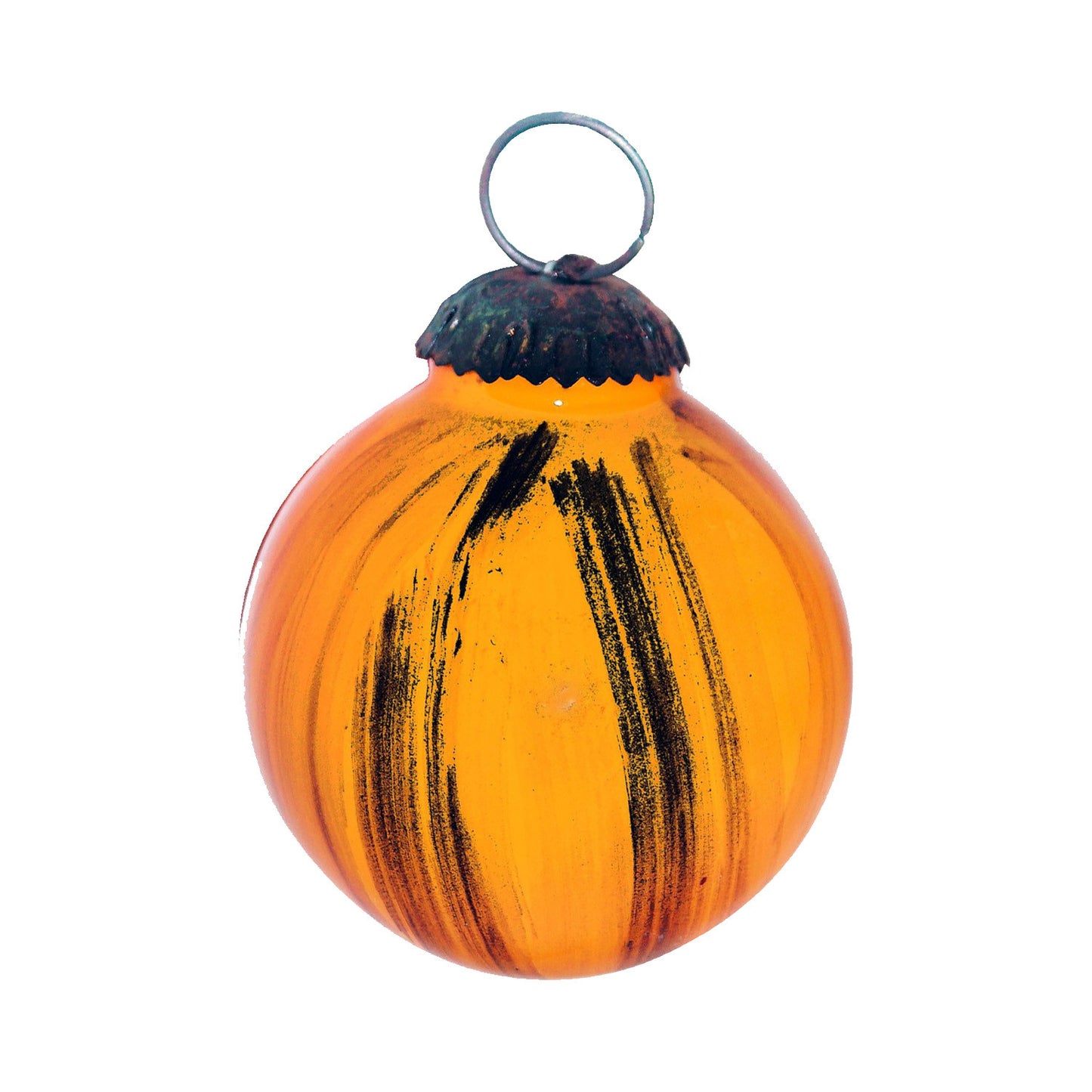 GiftBay 129(S/6) Glass Christmas Tree Ornament Set of 6 Pcs. An Antique-look Glass Ornament Set.