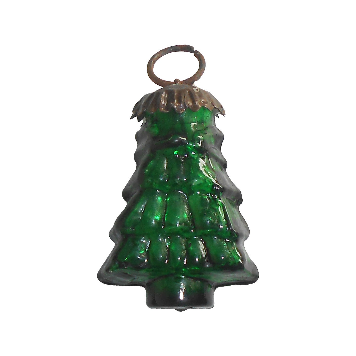 GiftBay 239(S/12) Glass Christmas Tree Ornament Set of 12 Pcs. An Antique-look Glass Ornament Set.
