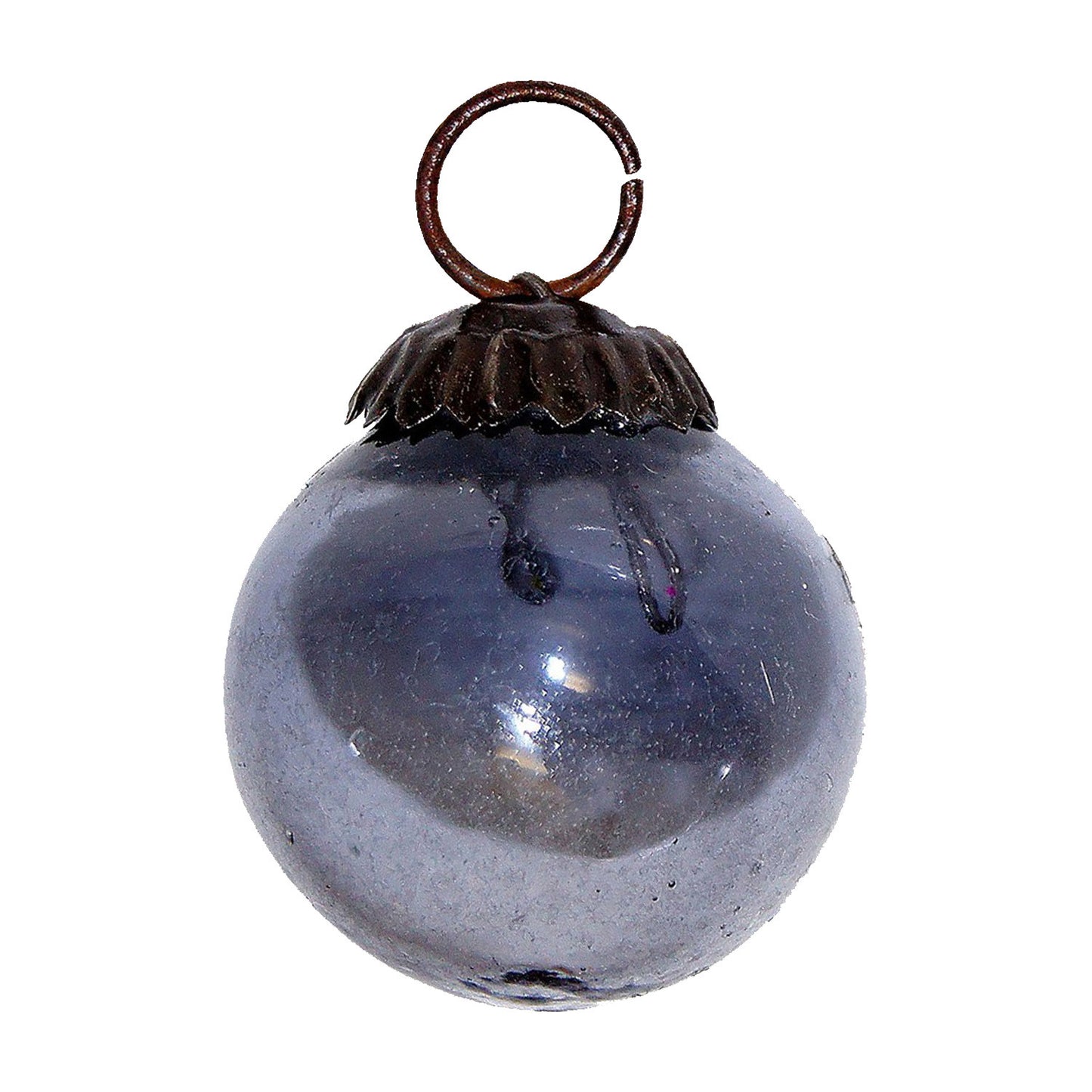 GiftBay 029(S/12) Antique-look Glass Ornament Set of 12 for Christmas Tree Decorations.