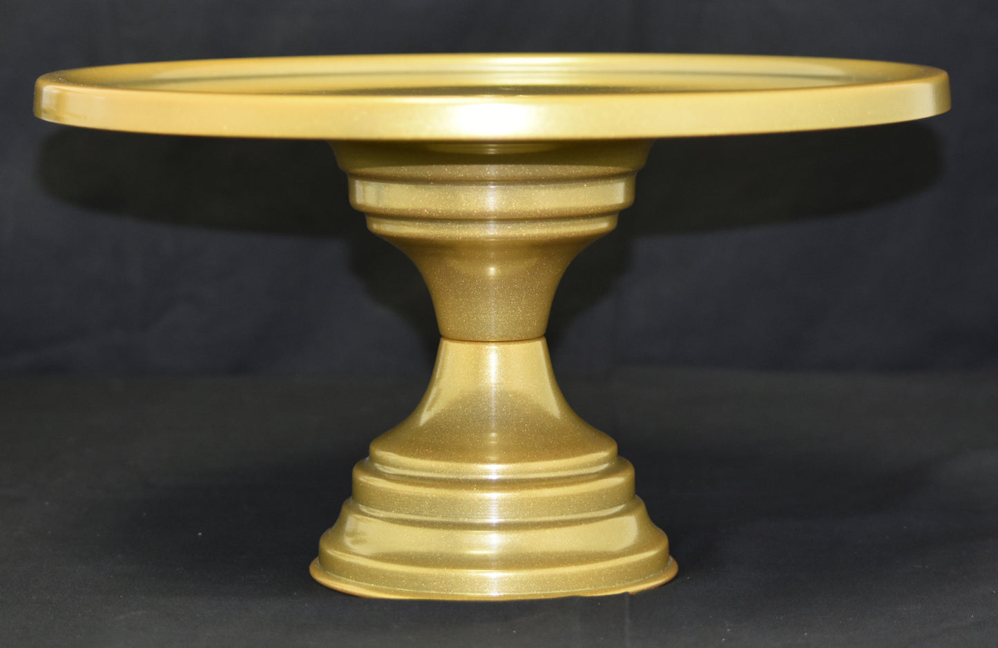 GiftBay Creations® Pedestal Cake Stand 13" Diameter (Top) Metal (Gold)