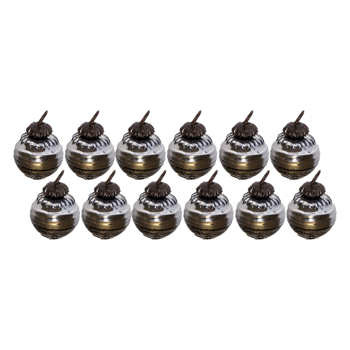 GiftBay Christmas Glass Ornament 018 (Set of 12)