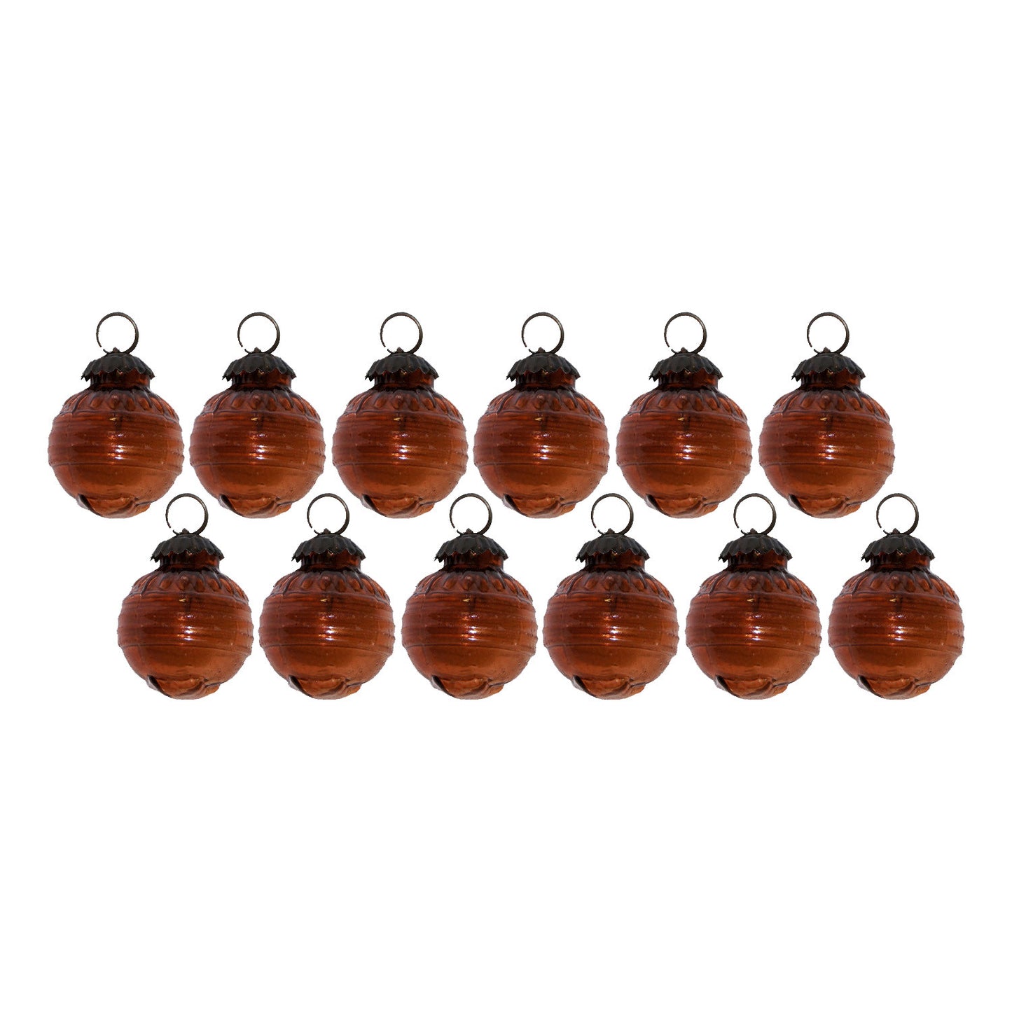 GiftBay Christmas Glass Ornament 025 (Set of 12)