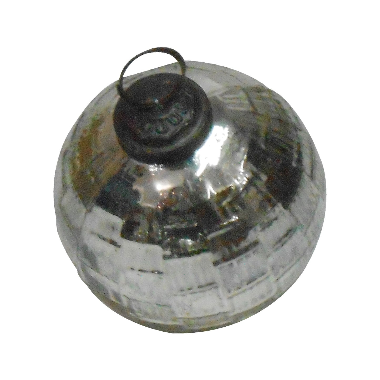 GiftBay Creations ORN-114(S/12) Antique-look Glass Ornament 3" H, Set of 12 for Christmas Tree Decoration