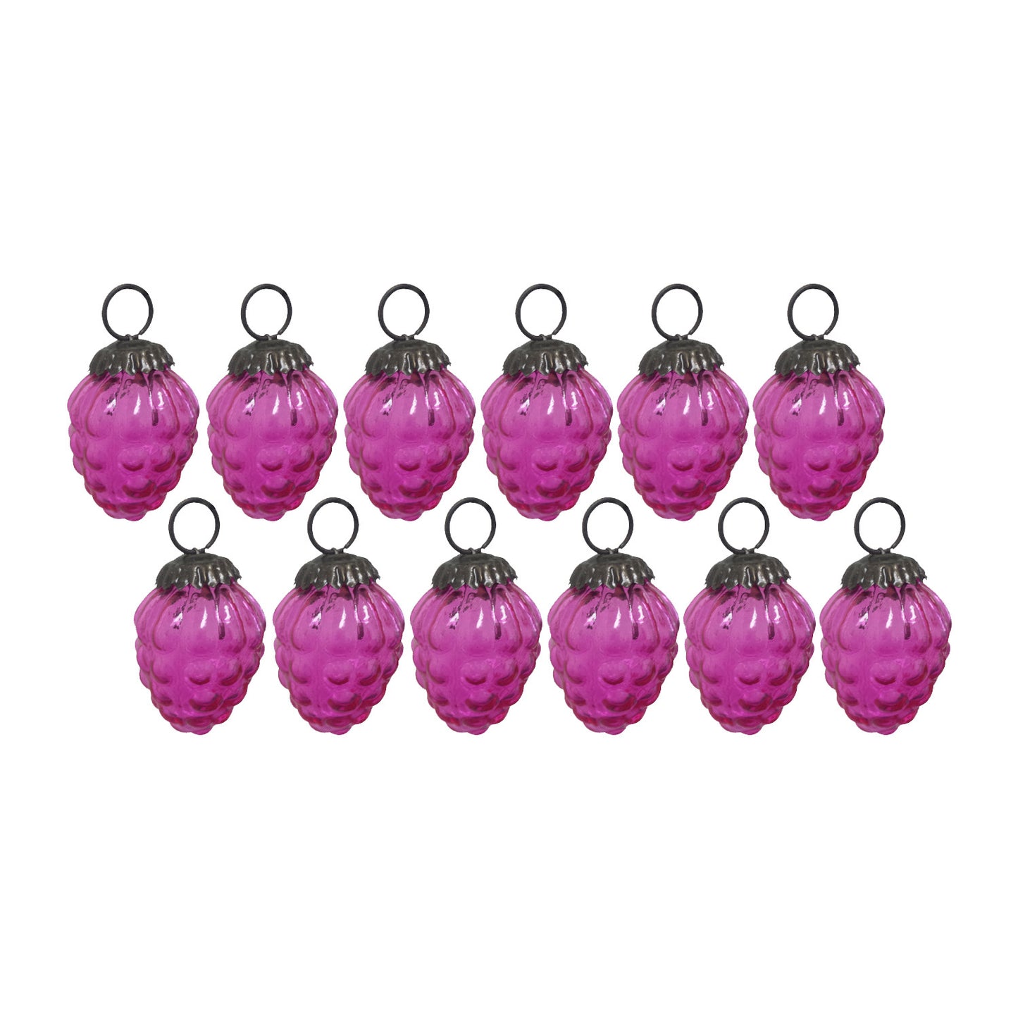 GiftBay Christmas Glass Ornament 008 (Set of 12)