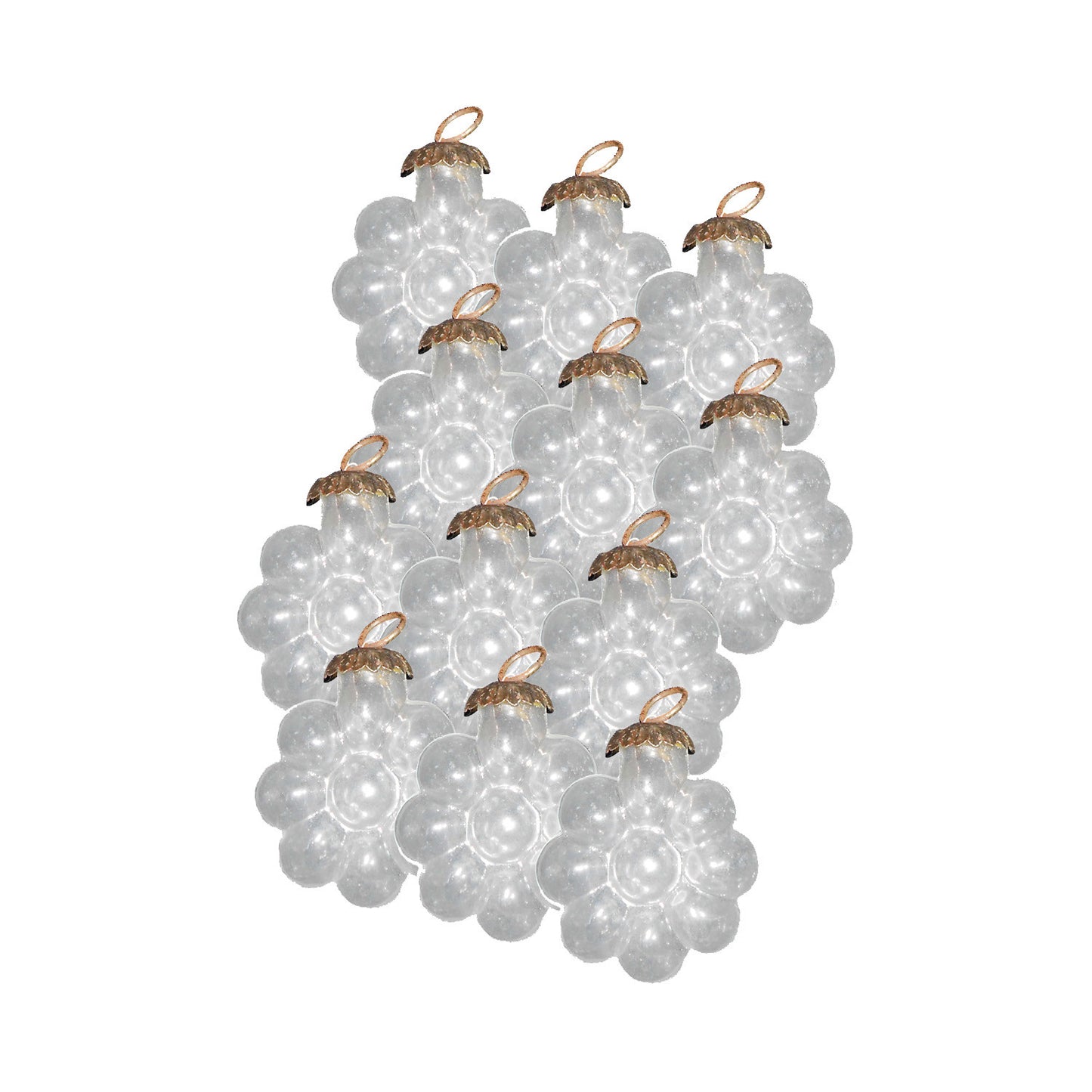 GiftBay Christmas Glass Ornament 017 (Set of 12)