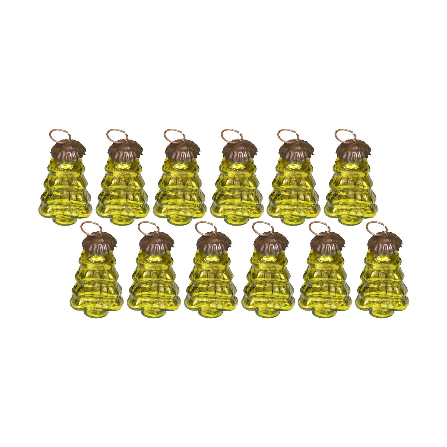 GiftBay Christmas Glass Ornament 016 (Set of 12)