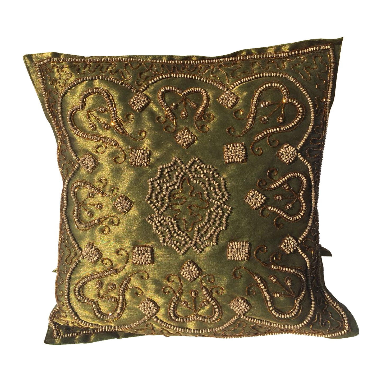 GiftBay Square Shape Set of 2 Throw Pillow Cushion Cover 16" x 16" with Pillow