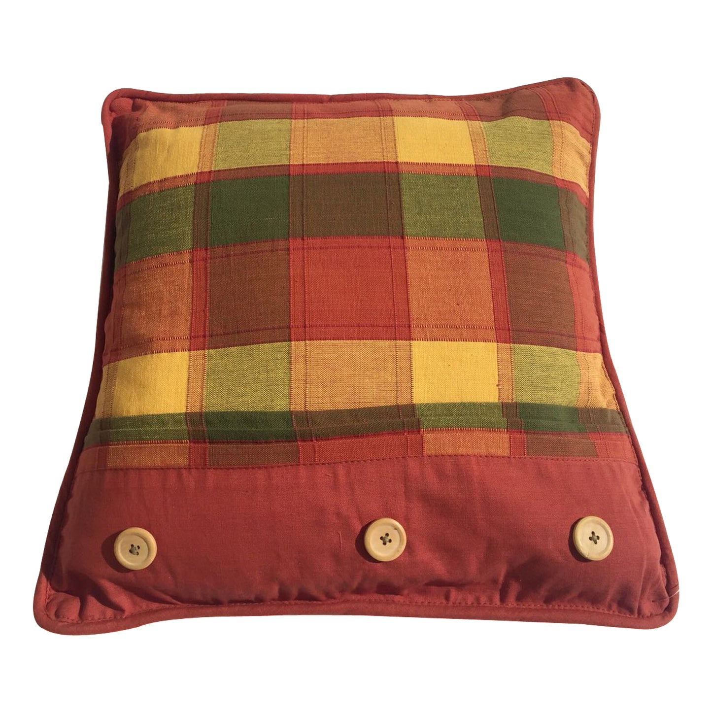GiftBay Square Shape Set of 2 Throw Pillow Cushion Cover 16" x 16" with Pillow