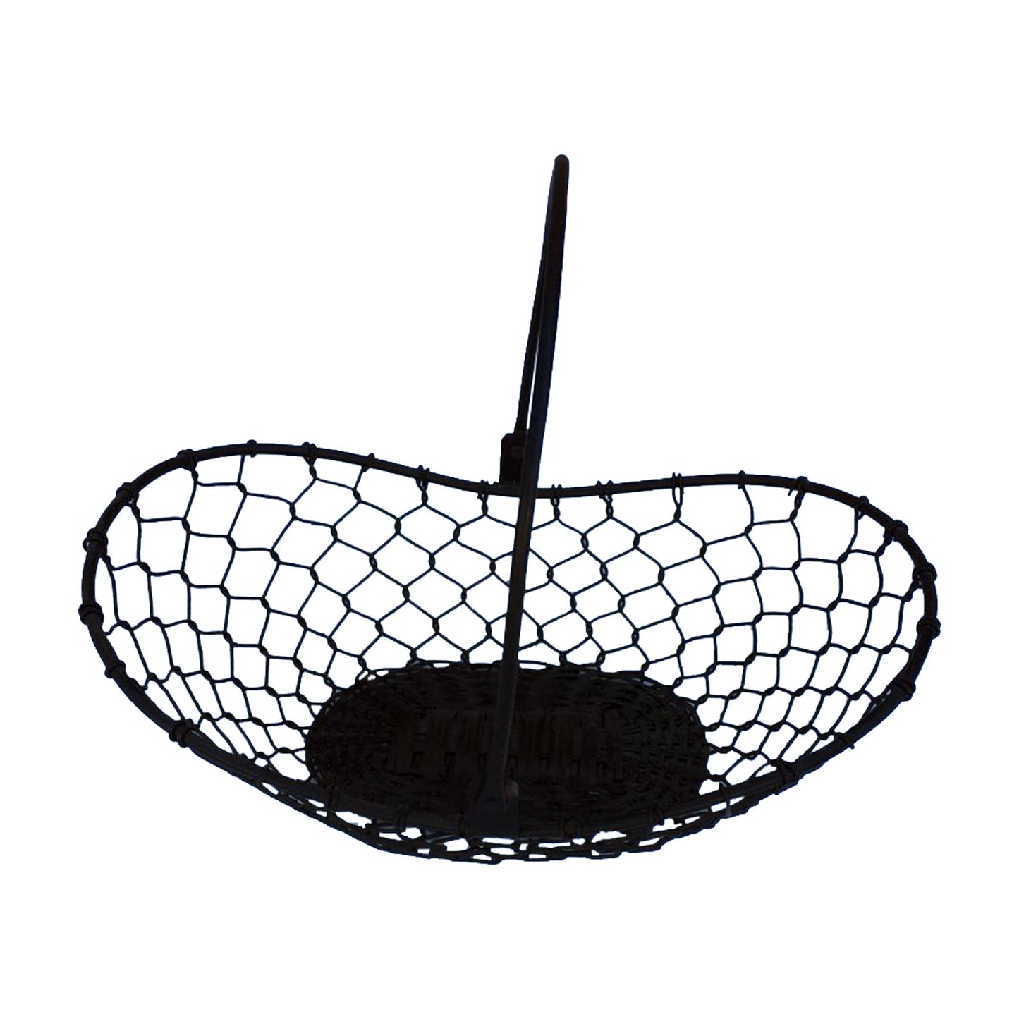 GiftBay 903 Metal Wire Basket Black 12"x9"x4" High