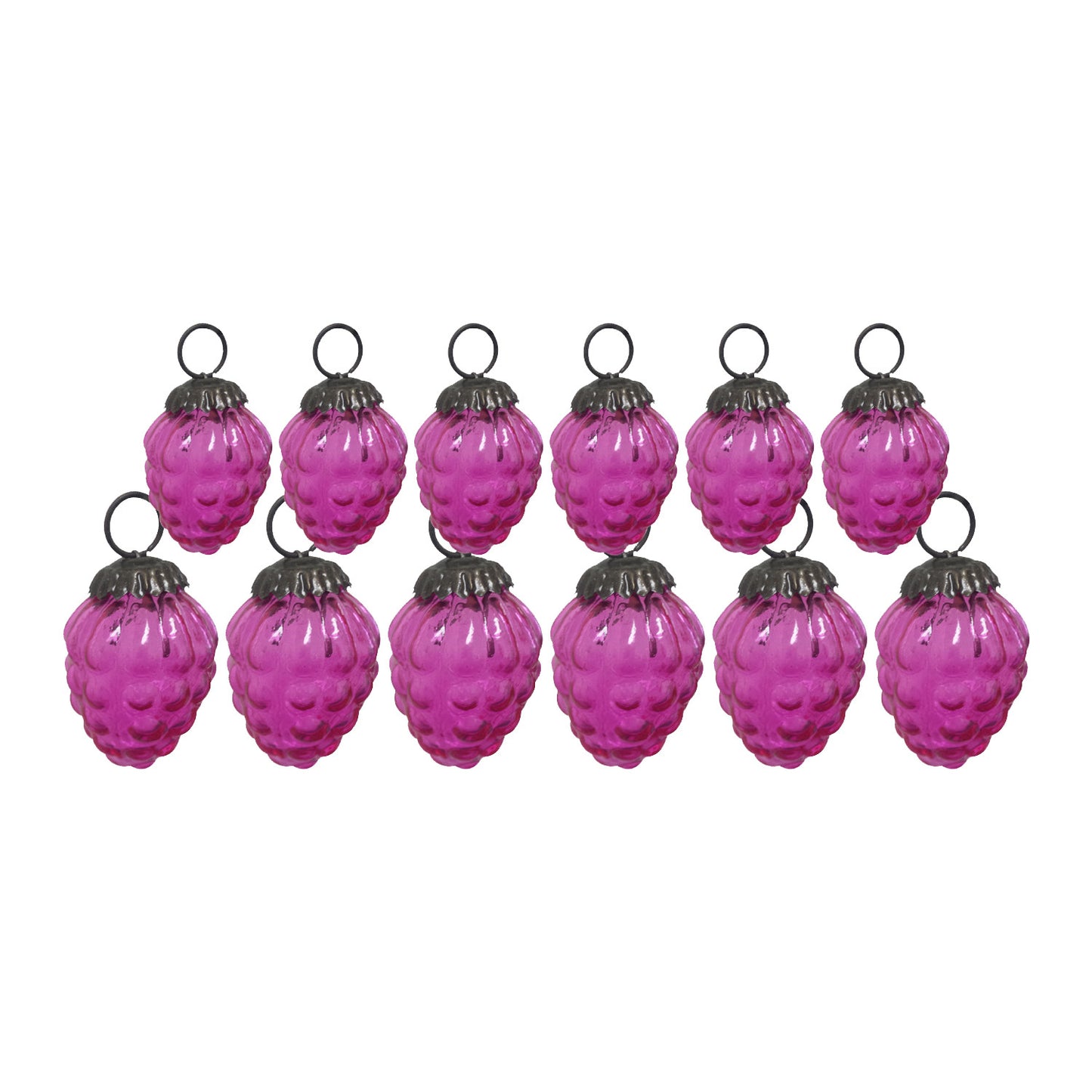 GiftBay Christmas Glass Ornament 008 (Set of 12)