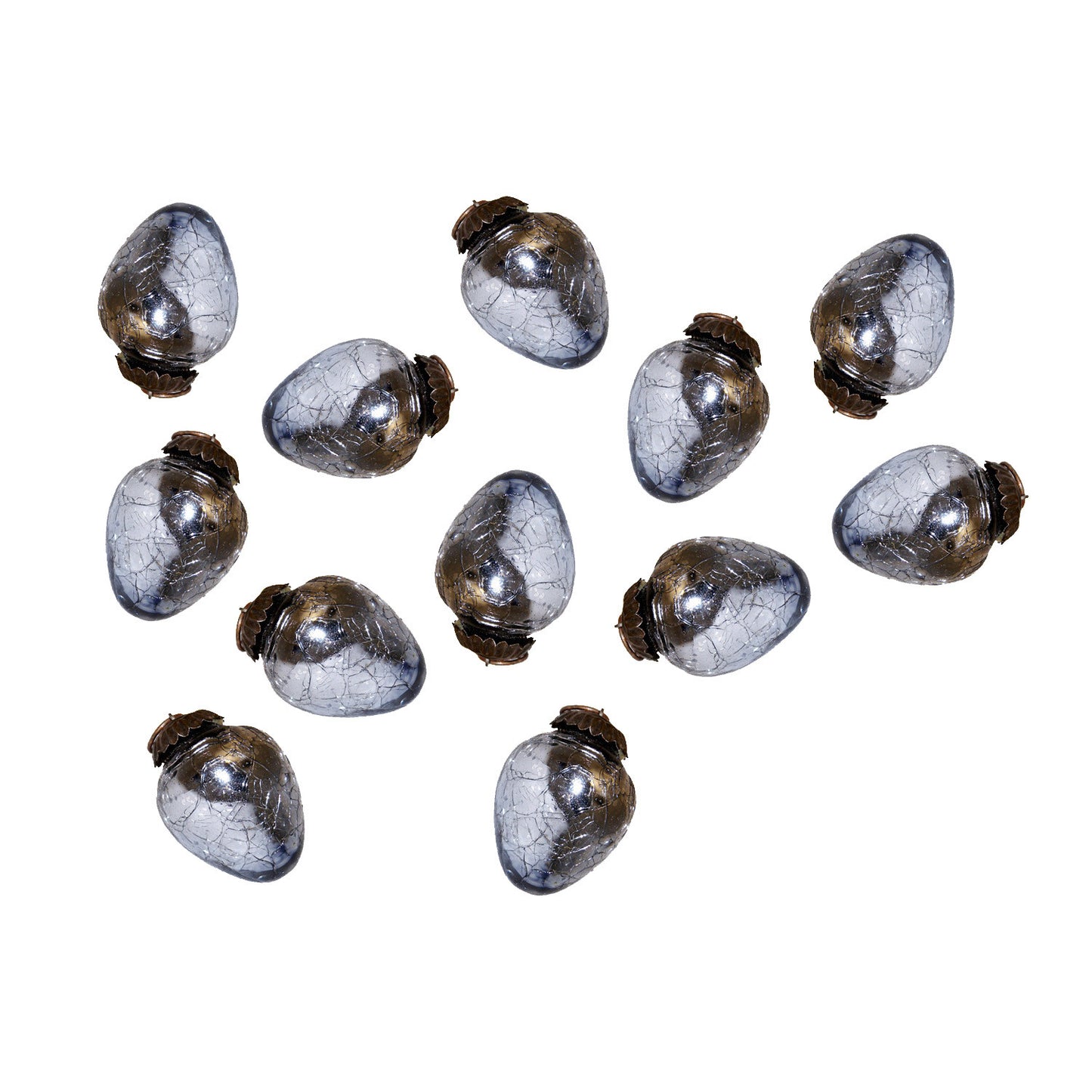 GiftBay Christmas Glass Ornament 019 (Set of 12)
