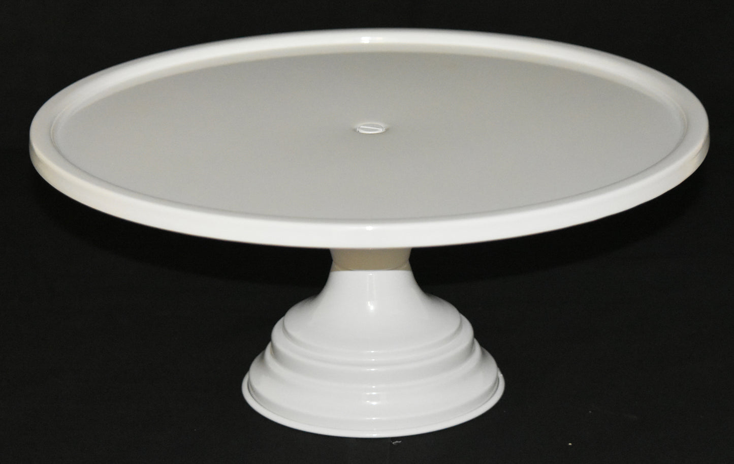 GiftBay Creations® Pedestal Cake Stand 13" Diameter (Top) Metal (White)