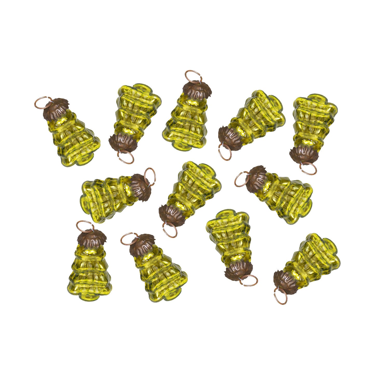 GiftBay Christmas Glass Ornament 016 (Set of 12)