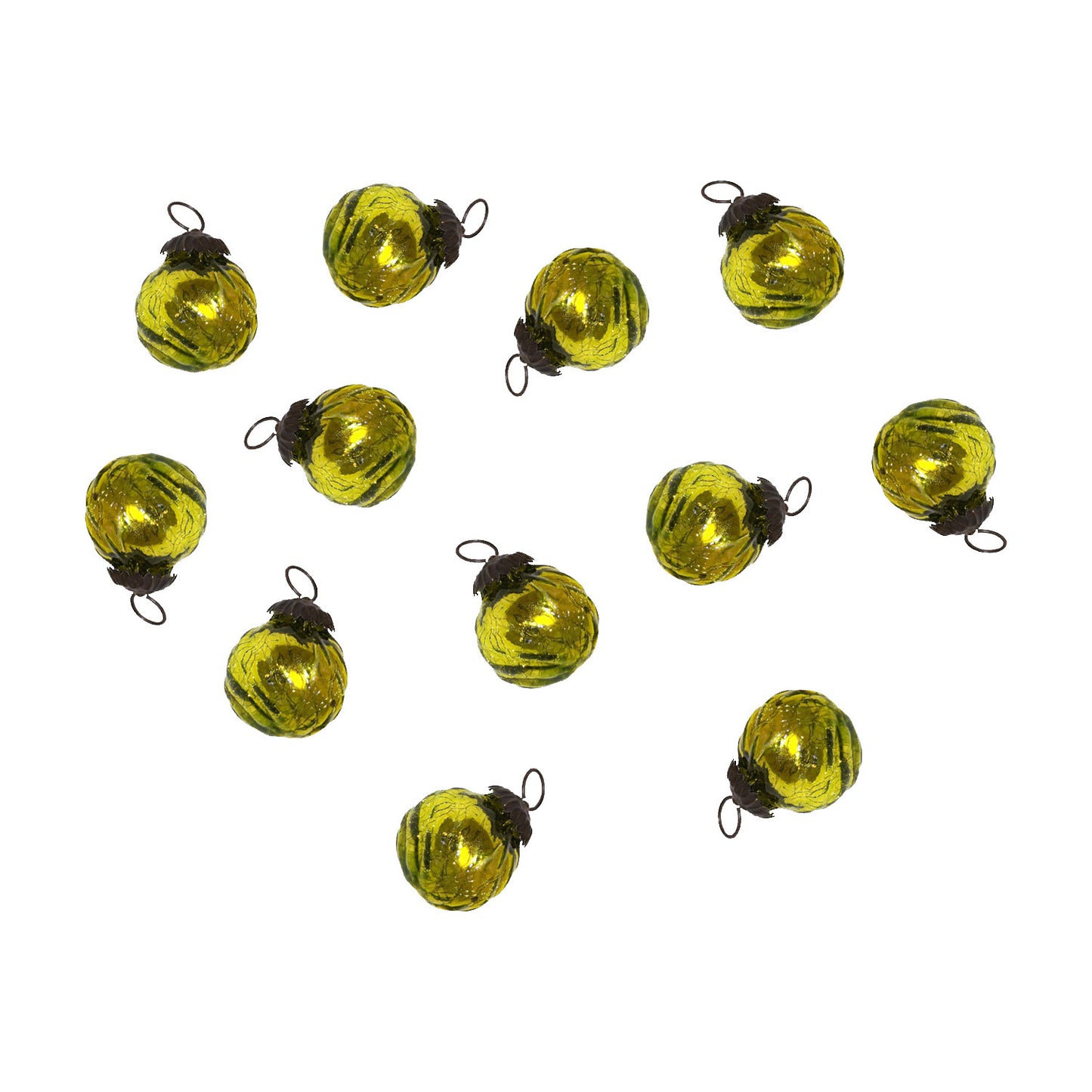 GiftBay Christmas Glass Ornament 024 (Set of 12)