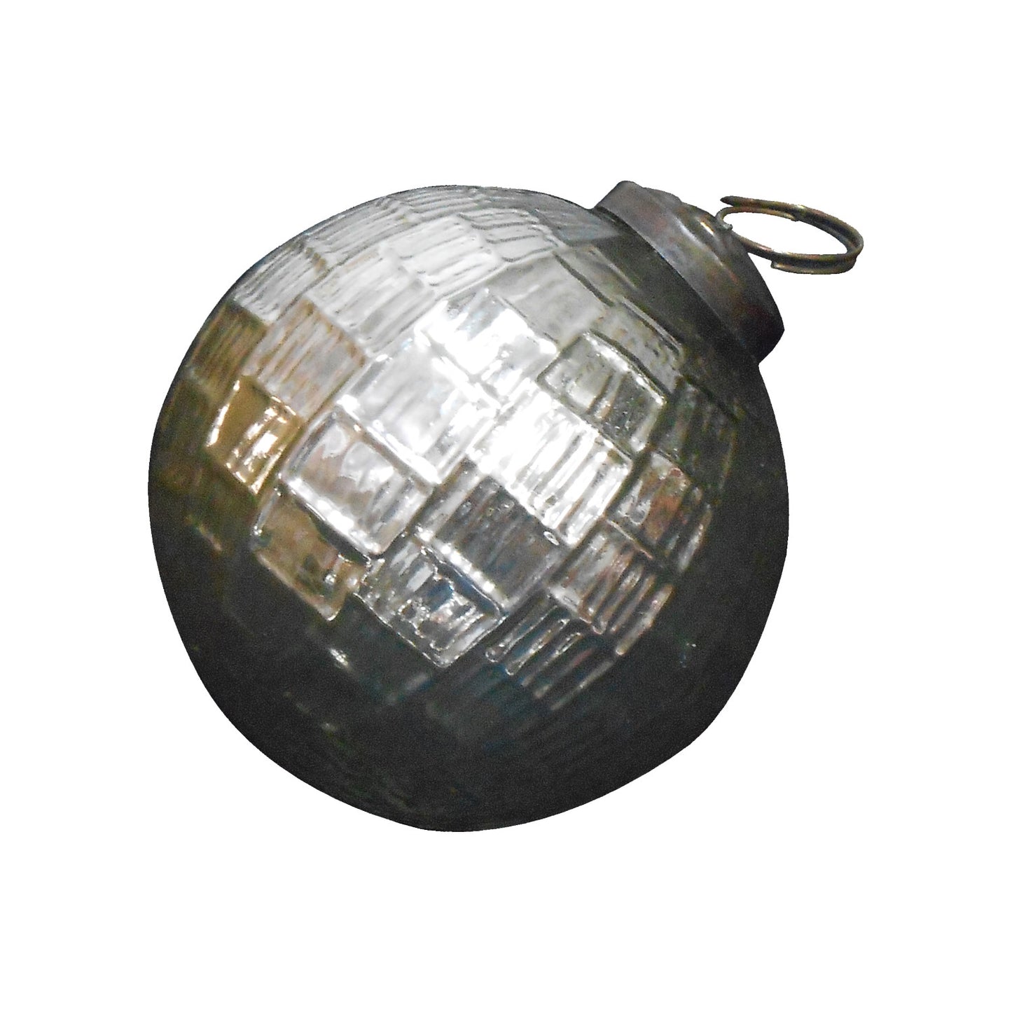 GiftBay Creations ORN-114(S/12) Antique-look Glass Ornament 3" H, Set of 12 for Christmas Tree Decoration