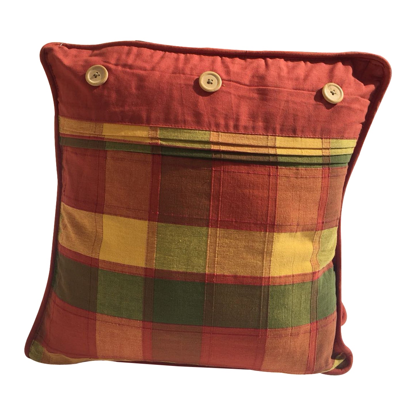 GiftBay Square Shape Set of 2 Throw Pillow Cushion Cover 16" x 16" with Pillow