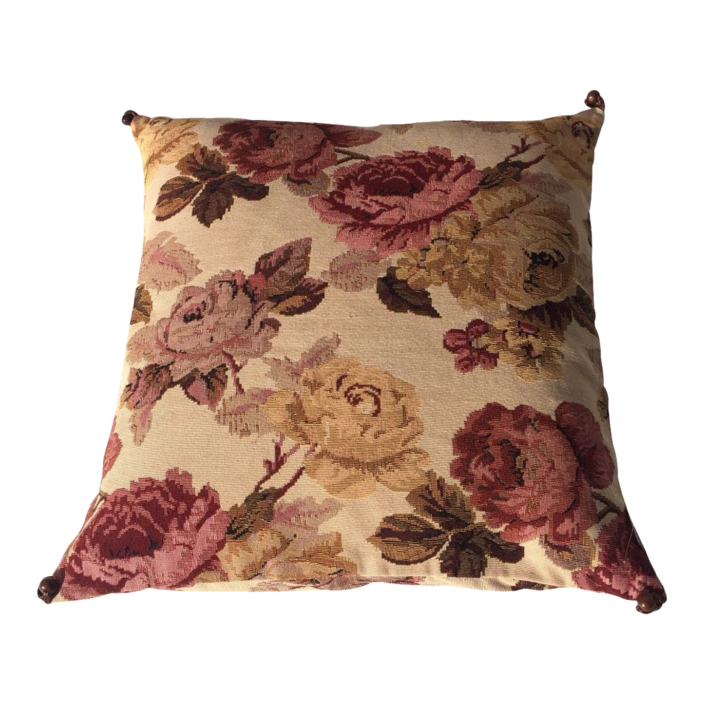 GiftBay Square Shape Set of 2 Throw Pillow Cushion Cover 16" x 16" with Pillow