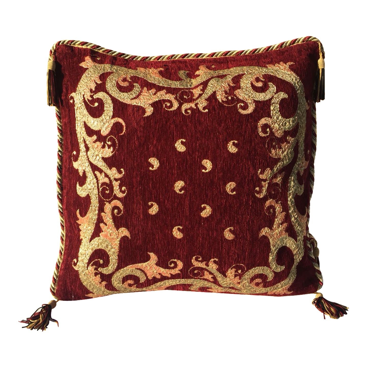 GiftBay Square Shape Set of 2 Throw Pillow Cushion Cover 16" x 16" with Pillow