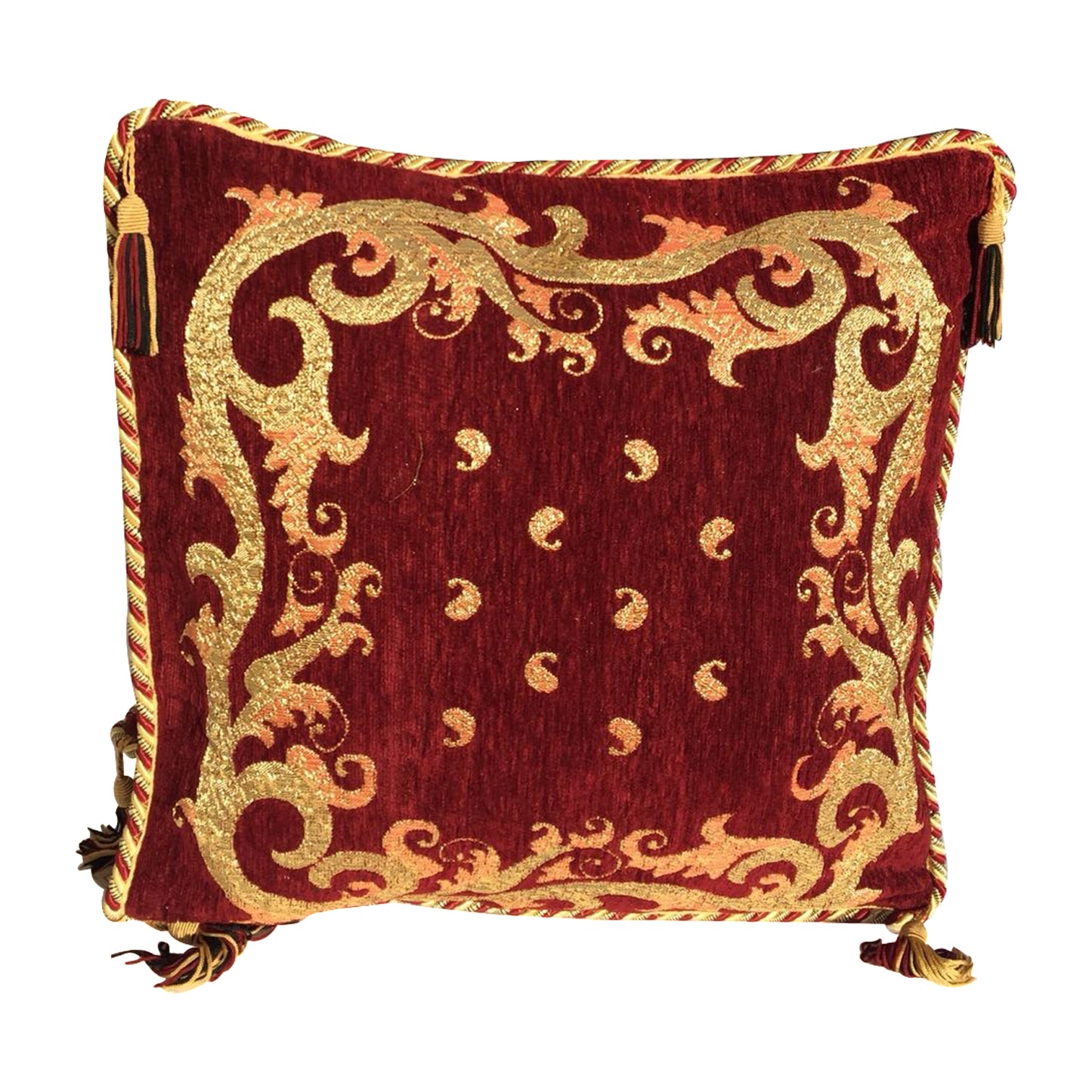 GiftBay Square Shape Set of 2 Throw Pillow Cushion Cover 16" x 16" with Pillow