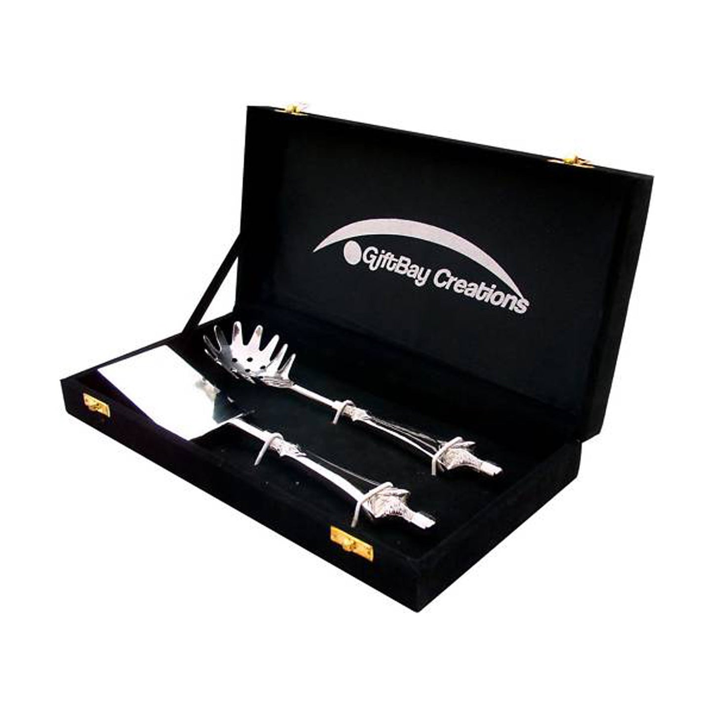 GiftBay 585 Dazzling Silver Finish Lasagna and Pasta 2 Pc. Set 10"