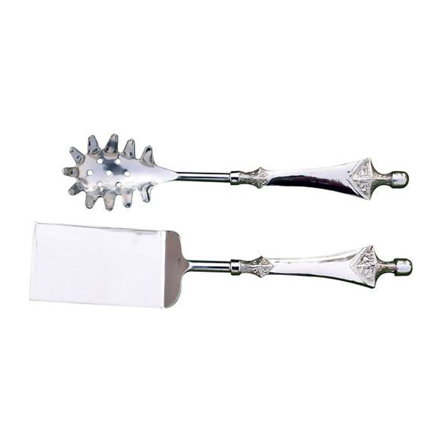 GiftBay 585 Dazzling Silver Finish Lasagna and Pasta 2 Pc. Set 10"