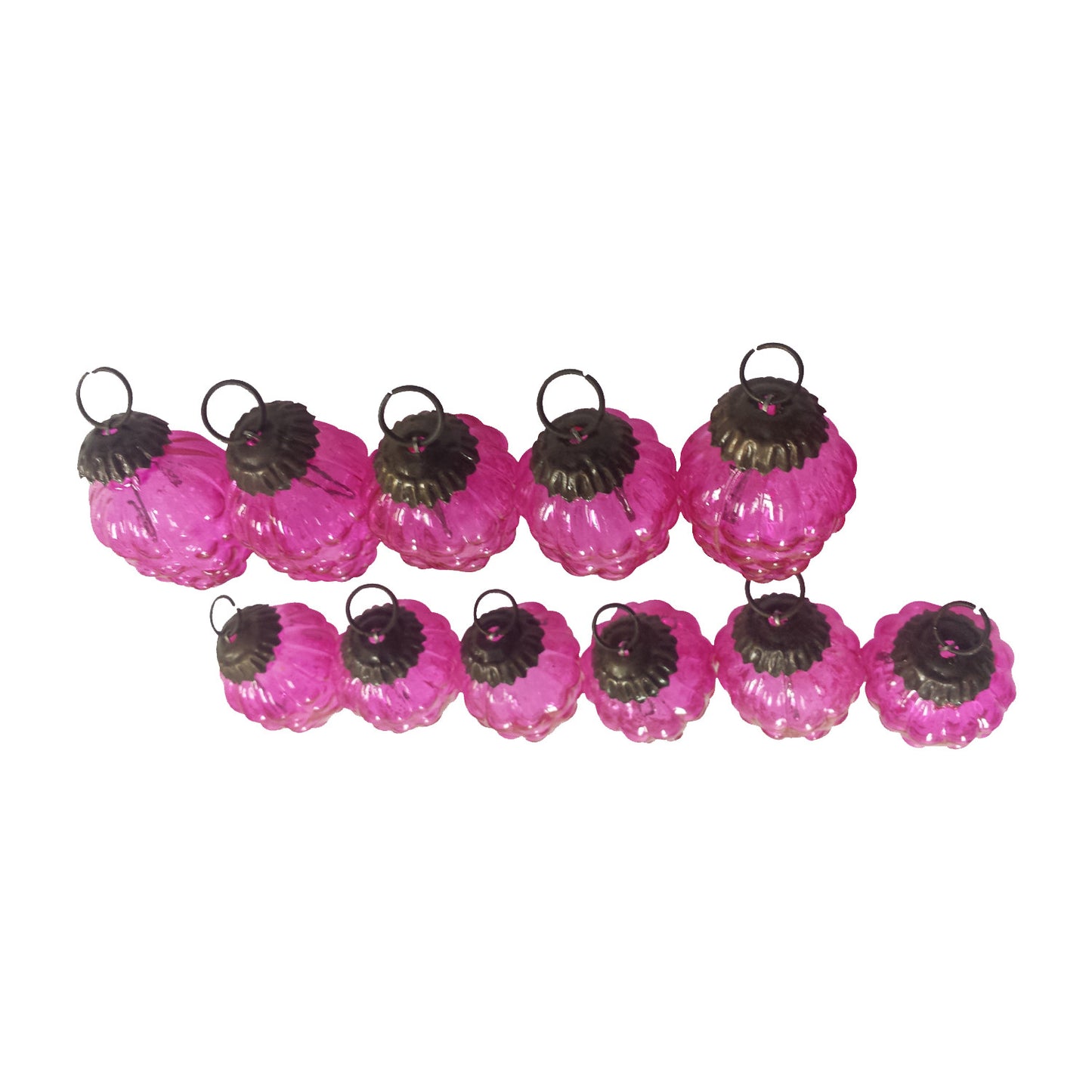 GiftBay Christmas Glass Ornament 008 (Set of 12)