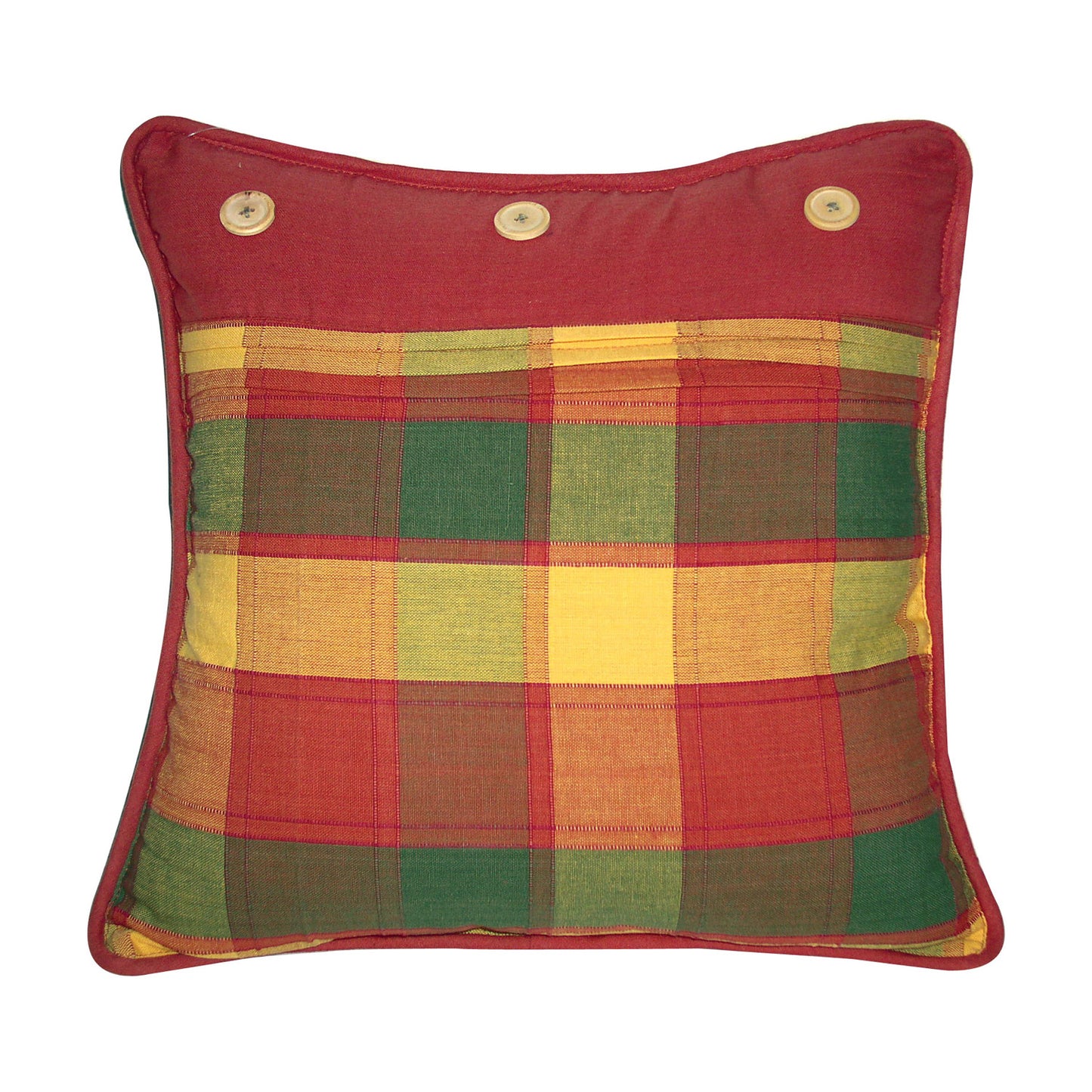 GiftBay Square Shape Set of 2 Throw Pillow Cushion Cover 16" x 16" with Pillow