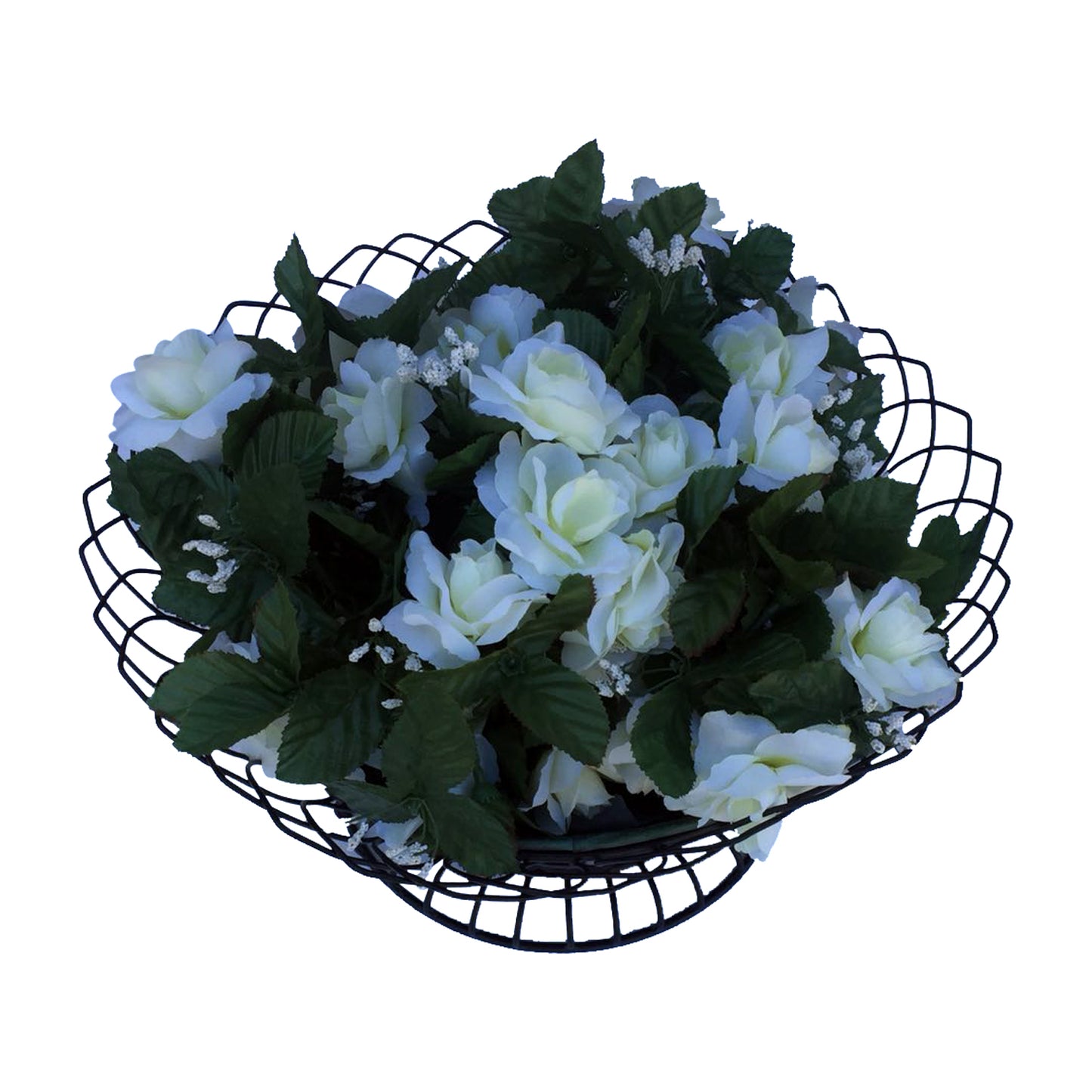 GiftBay 808-B Wire Bowl & Pot Black Container.14" diameter, Very Unique and Strongly Built for Multi- Purpose Use