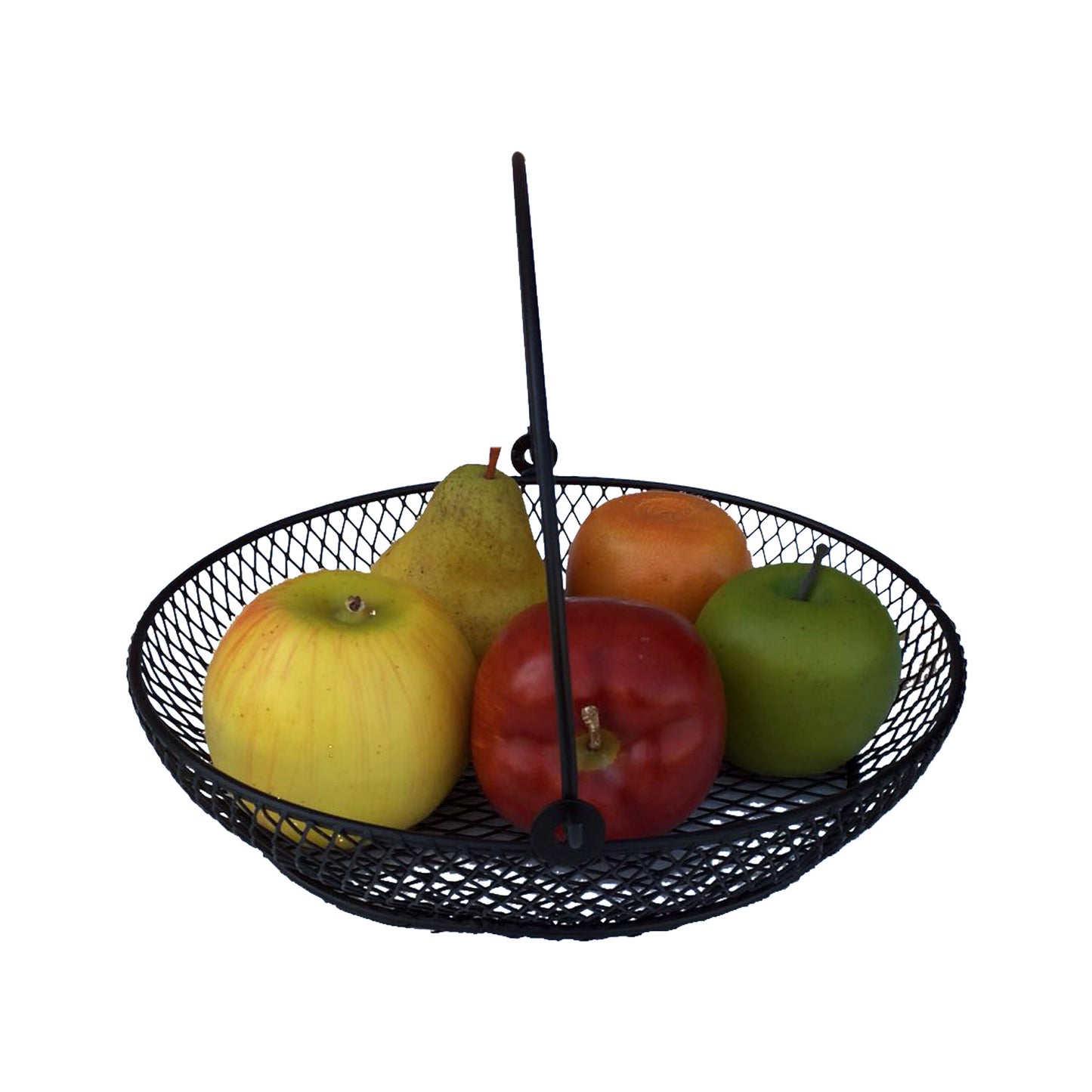 GiftBay 904 Wire Basket Black 10.5"x10.5"x2.5" High