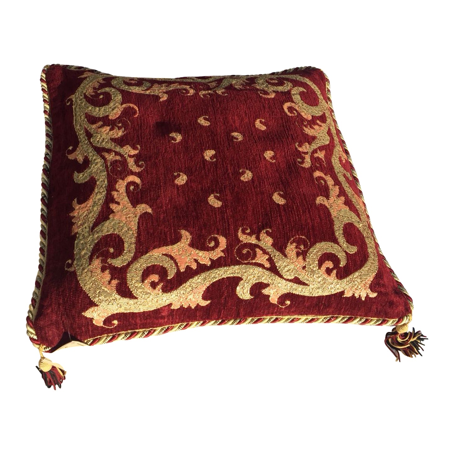 GiftBay Square Shape Set of 2 Throw Pillow Cushion Cover 16" x 16" with Pillow