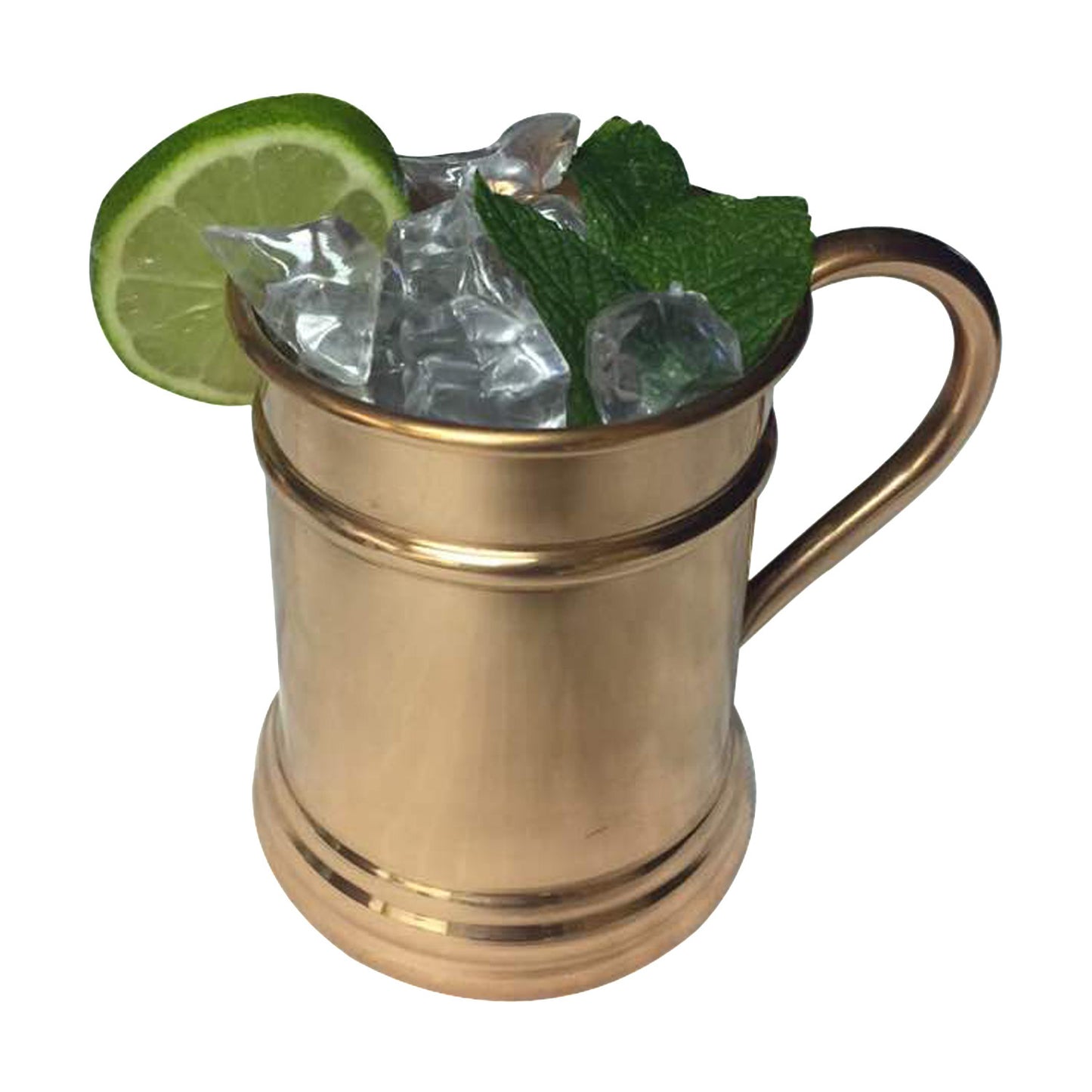 GiftBay Mug-101 Moscow Mule Copper Mug Set of 4, Unique Hammered Design, 16 Ounce Size