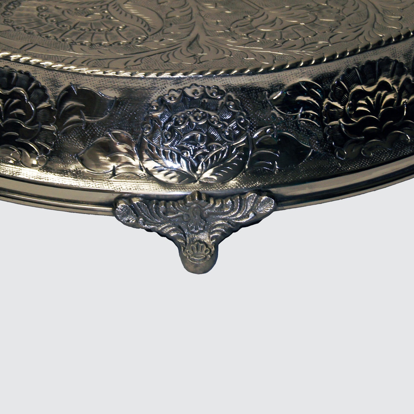 GiftBay Wedding Cake Stand Tapered Round 14", Silver