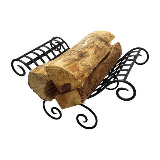 GiftBay 1113 Log Holder | 9.5" High | Wrought Iron | Perfect for Fire Place .