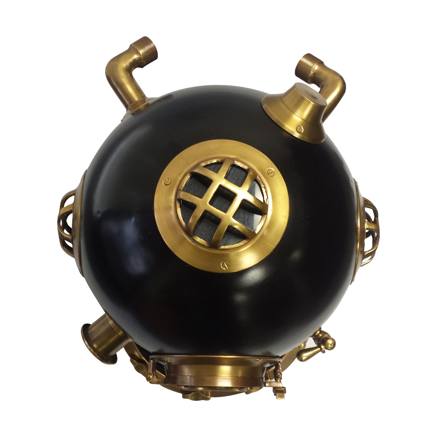 GiftBay Decorative Brass Diving Helmet, 17" Length x 13" Width