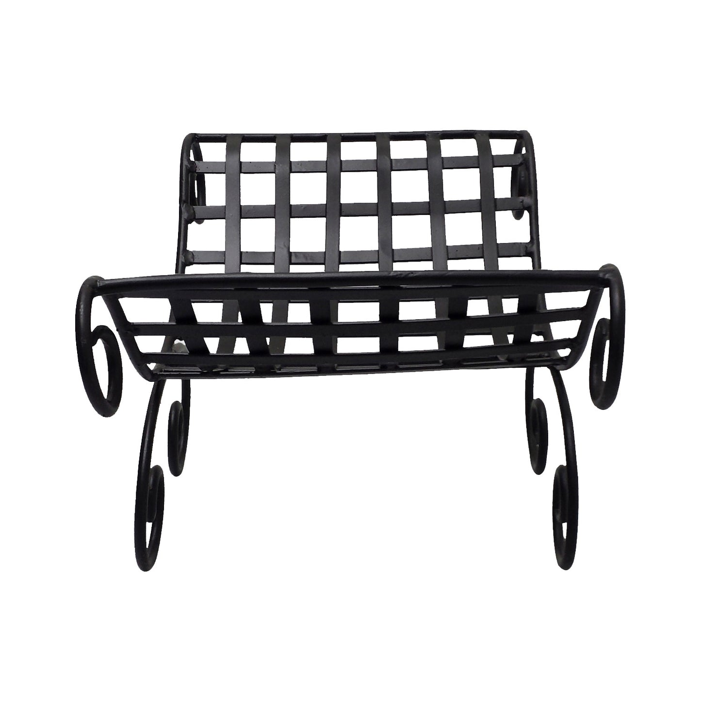 GiftBay 1113 Log Holder | 9.5" High | Wrought Iron | Perfect for Fire Place .