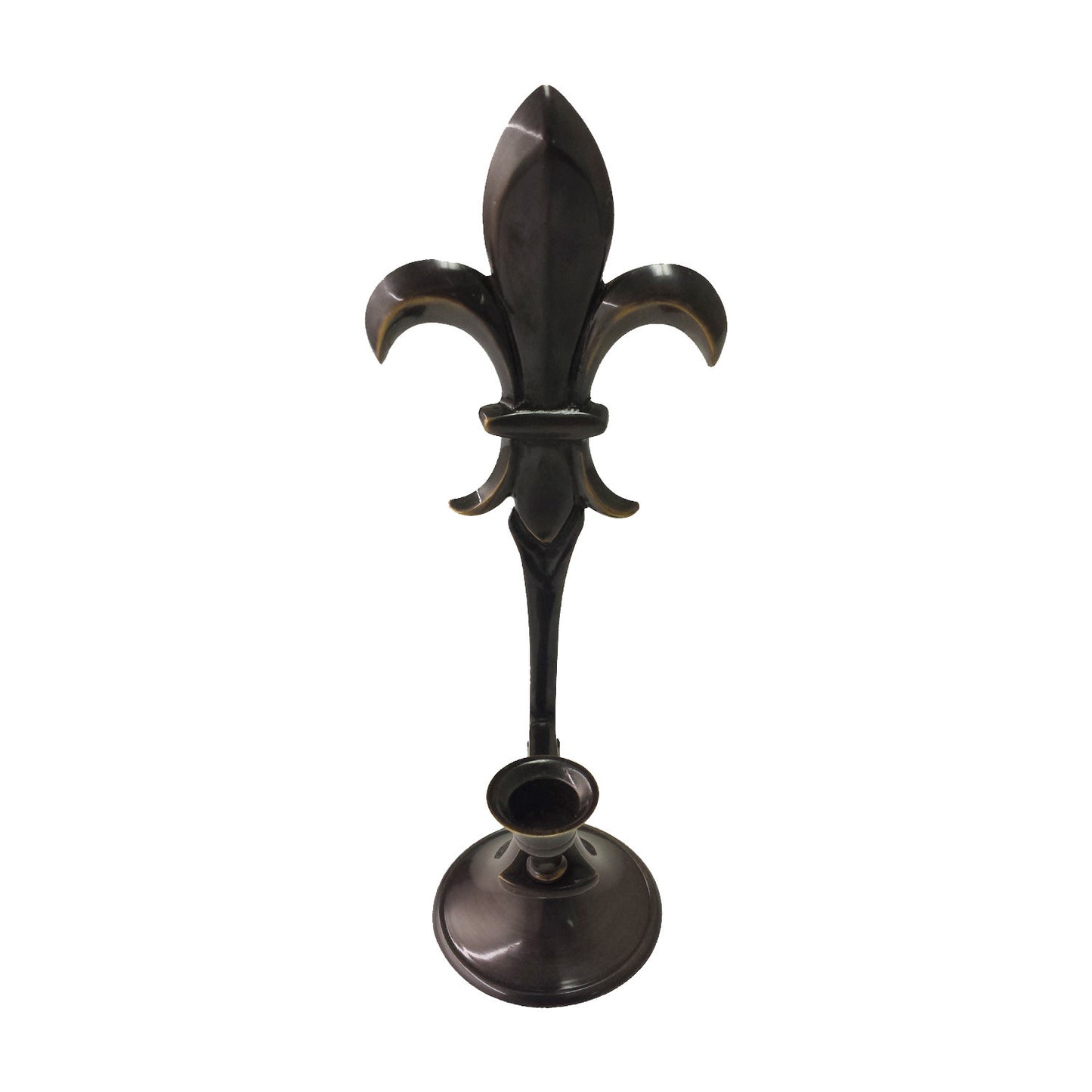 GiftBay 1010 Candlestick Holder, Antique Copper Finish, 10"h